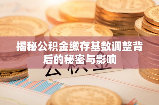 华池揭秘公积金缴存基数调整背后的秘密与影响