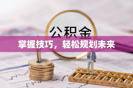 华池掌握技巧，轻松规划未来