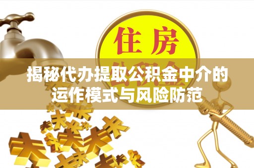 华池揭秘代办提取公积金中介的运作模式与风险防范